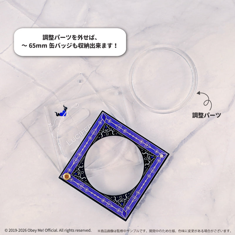 (Goods - Button Badge Cover) Obey Me! x fanfancy + Button Badge Acrylic Frame Beelzebub