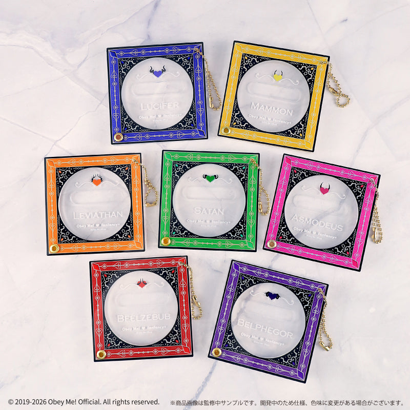 (Goods - Button Badge Cover) Obey Me! x fanfancy + Button Badge Acrylic Frame Beelzebub