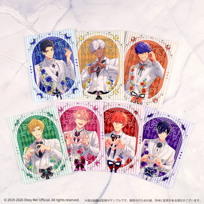 (1BOX=7)(Goods - Set) Obey Me! x fanfancy + Hard Card Set