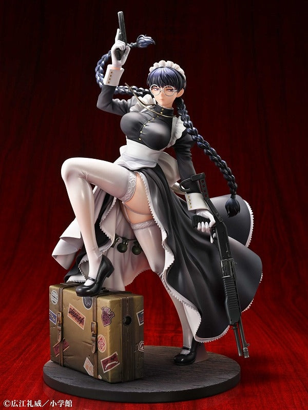 (Bishojo Figure) Black Lagoon Roberta Nightmare Maid Ver. 1/7 Completed Figure