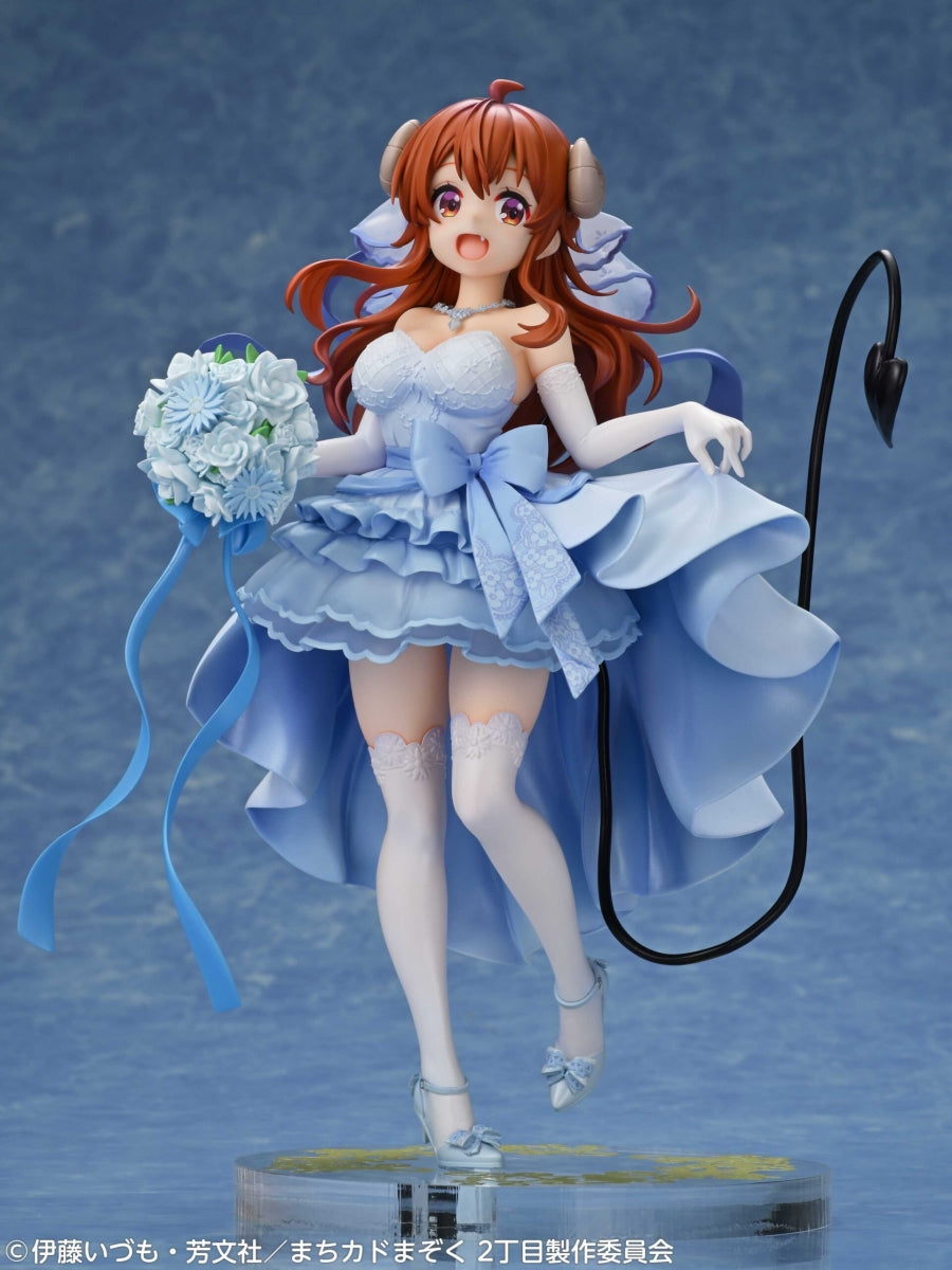 (Bishojo Figure) TV Anime The Demon Girl Next Door 2-Chome Shadow Mistress Yuko Wedding Ver. 1/7 Completed Figure