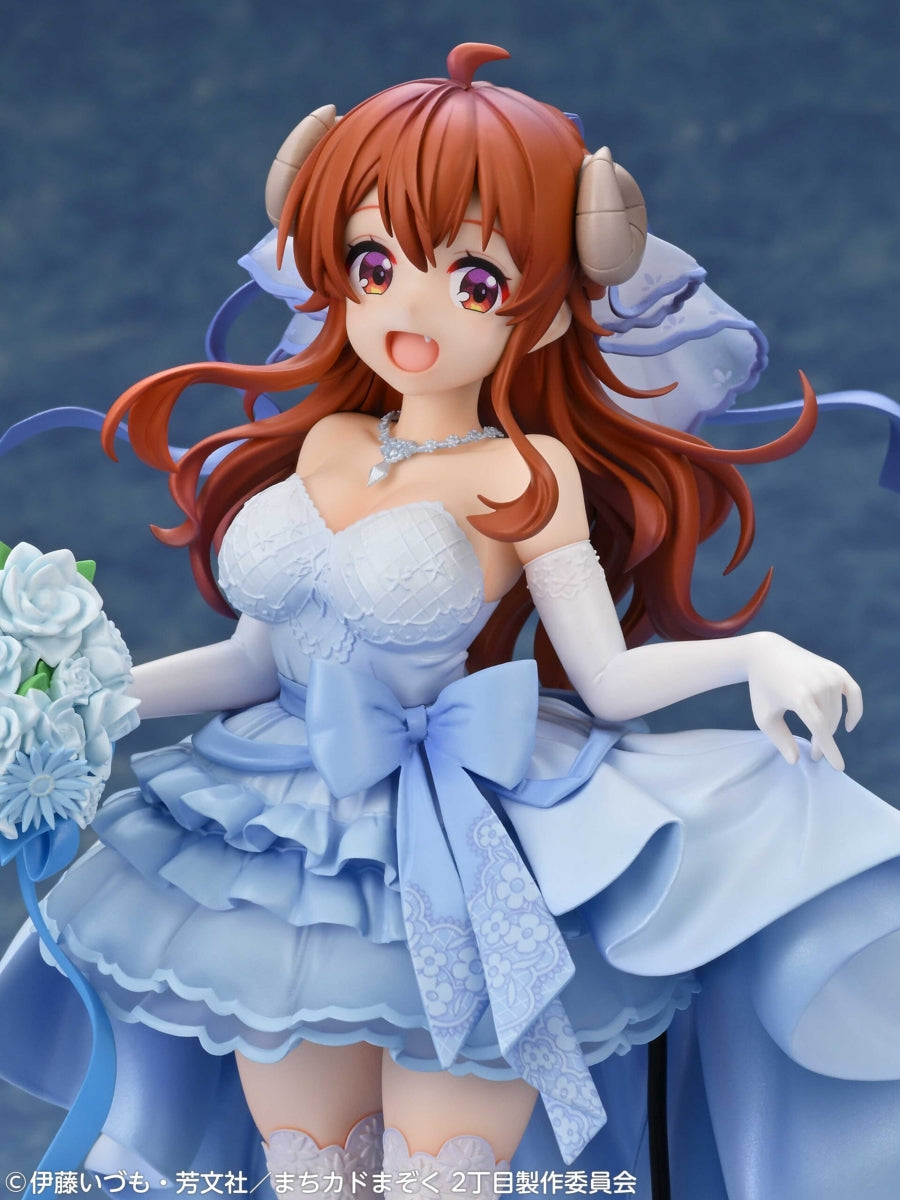 (Bishojo Figure) TV Anime The Demon Girl Next Door 2-Chome Shadow Mistress Yuko Wedding Ver. 1/7 Completed Figure