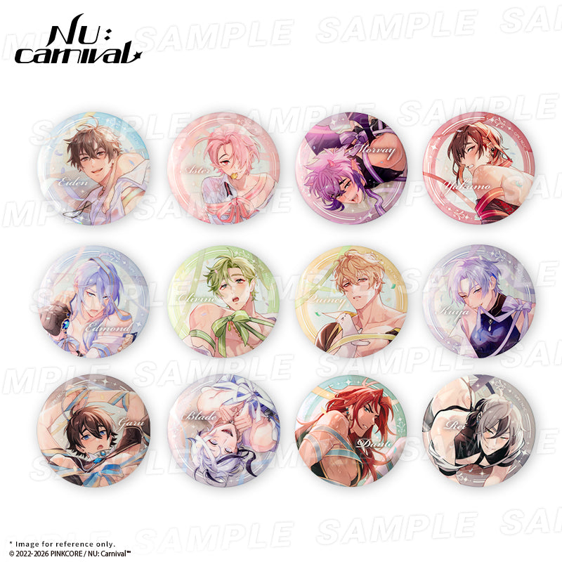 (Goods - Button Badge) NU: Carnival Birthday Blessing Series - Shimmering Round Badge - Garu