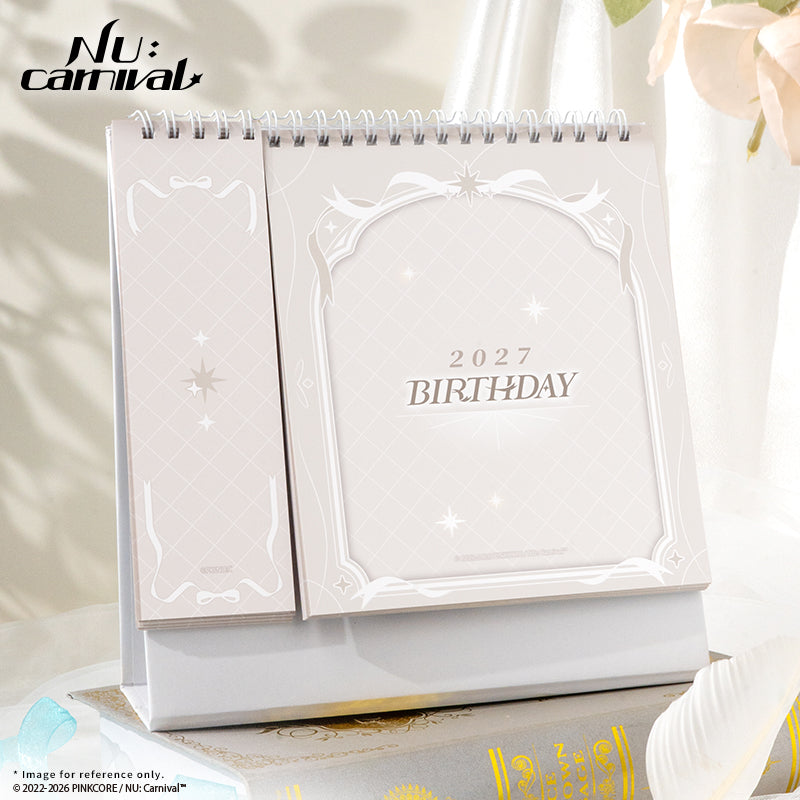 (Goods - Desk Calendar) NU: Carnival Birthday Blessing Series - Triangular Desk Calendar (2027)