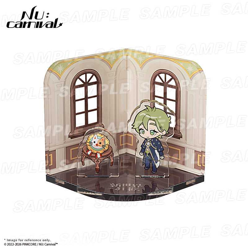 (Goods - Acrylic Stand) NU: Carnival Birthday Blessing Series - Cabin Diorama Set - Olivine