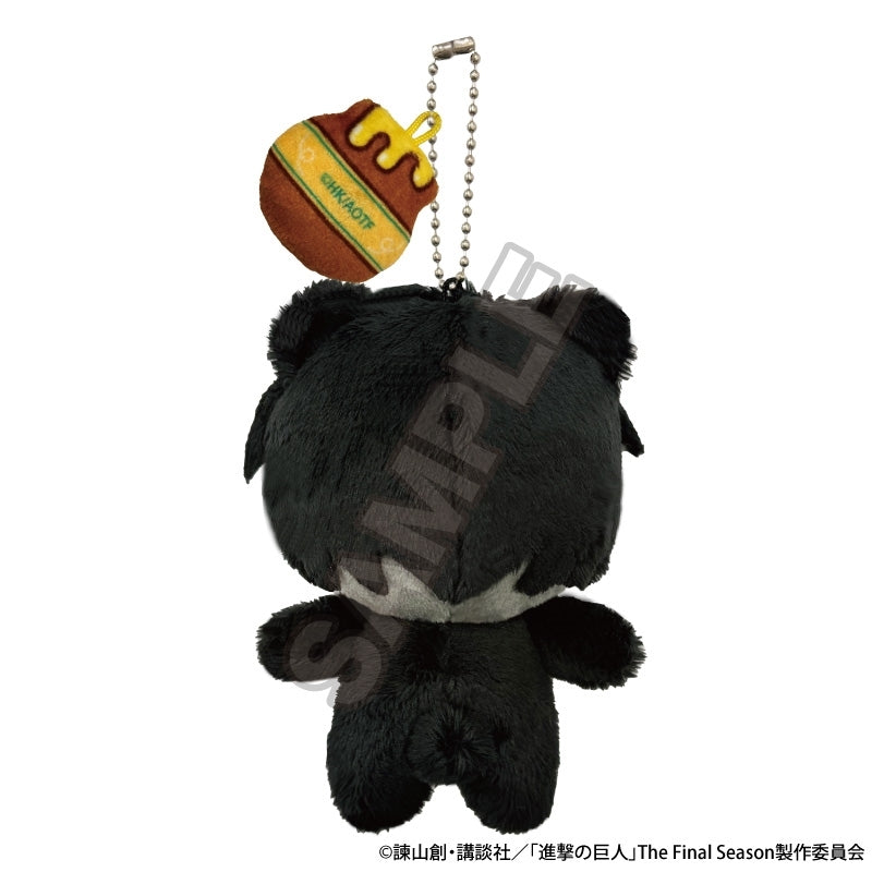 (Goods - Plush) Attack on Titan Nui Piece + Harapeko Kuma Levi