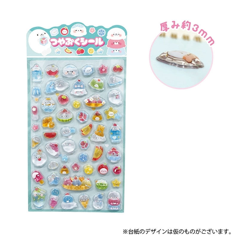 (Goods - Sticker) Non-Chara Tsuyapuku Sticker Green Seal