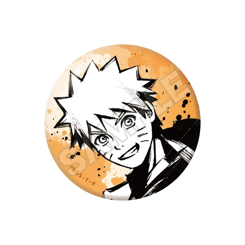 (1BOX=6)(Goods - Badge) Naruto: Shippuden TV Anime Ryuubokuryuu Flowing Ink Dragon Button Badge (animate Advance Sales)