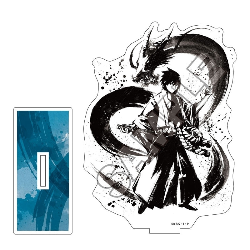 (Goods - Acrylic Stand) Naruto: Shippuden TV Anime Ryuubokuryuu Flowing Ink Dragon Acrylic Stand Sasuke Uchiha (animate Advance Sales)