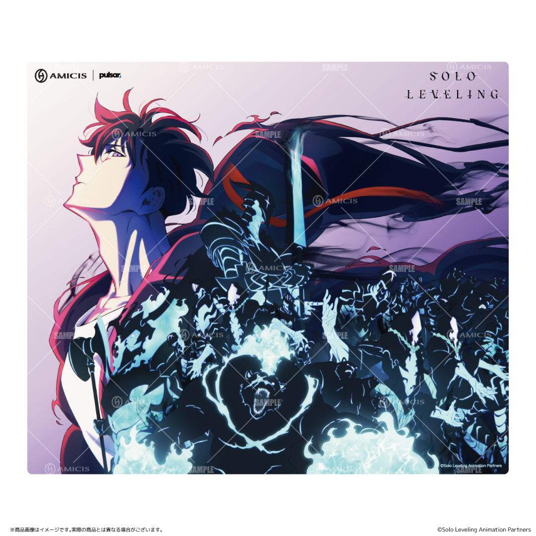(Goods - Mouse Pad) Solo Leveling AMICIS Superglide 2 Glass  Mouse Pad