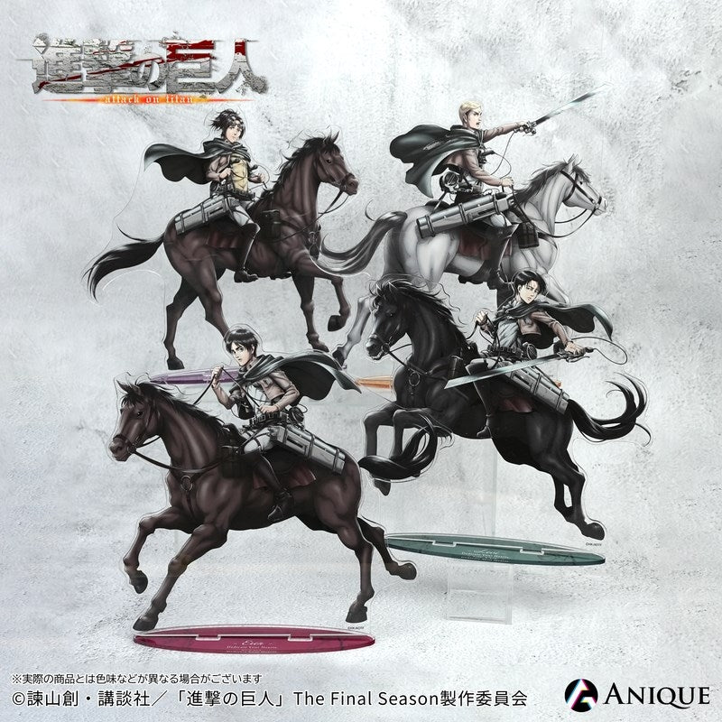 (Goods - Acrylic Stand) Attack on Titan Exclusive Art (Cavalry) Hange BIG Acrylic Stand
