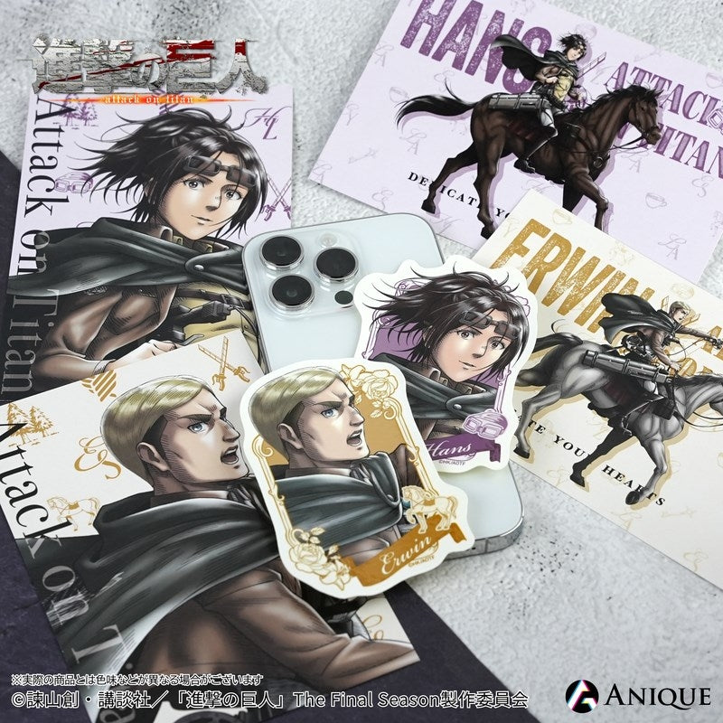 (Goods - Postcard) Attack on Titan Exclusive Art (Cavalry) Erwin Postcard Set of 2