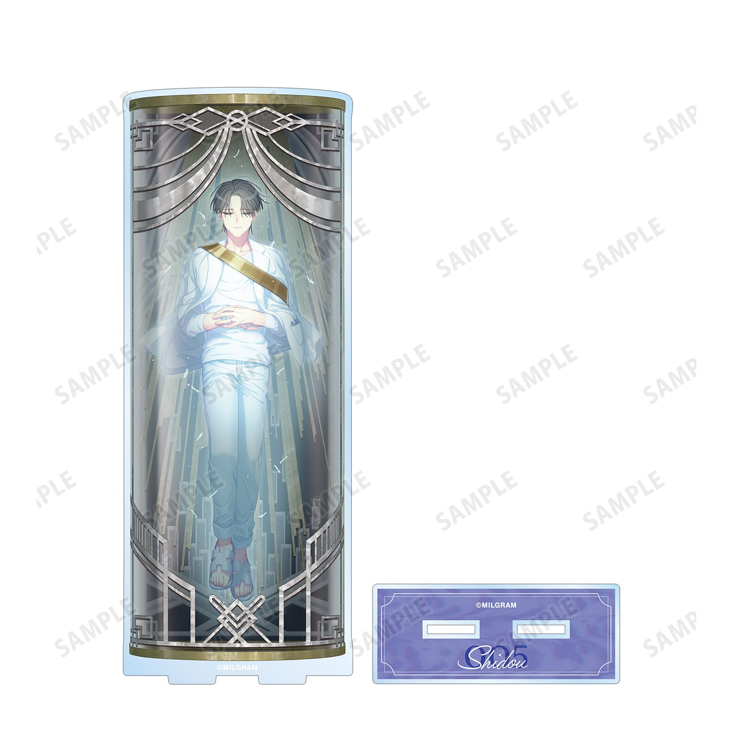 (Goods - Acrylic Stand) MILGRAM Shidou The Third Trial 2 Layer Print BIG Acrylic Stand