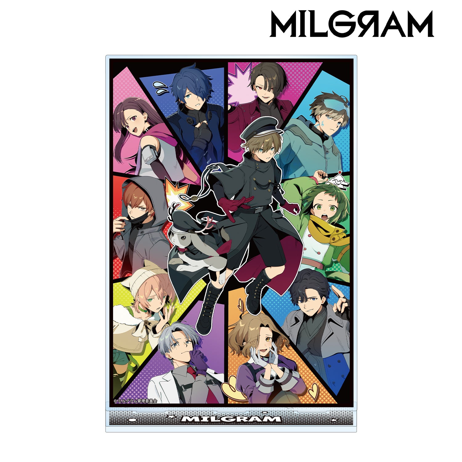 (Goods - Acrylic Stand) MILGRAM Exclusive Art Ensemble American Comics Style ver. BIG Acrylic Stand