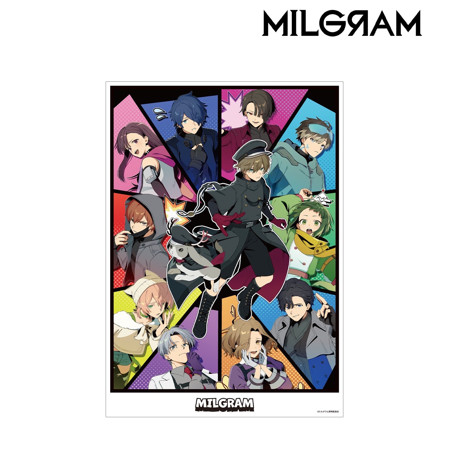 (Goods - Tapestry) MILGRAM Exclusive Art Ensemble American Comics Style ver. A3 Matte Poster