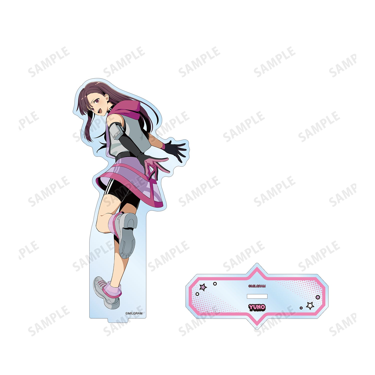 (Goods - Acrylic Stand) MILGRAM Exclusive Art Yuno American Comics Style ver. BIG Acrylic Stand