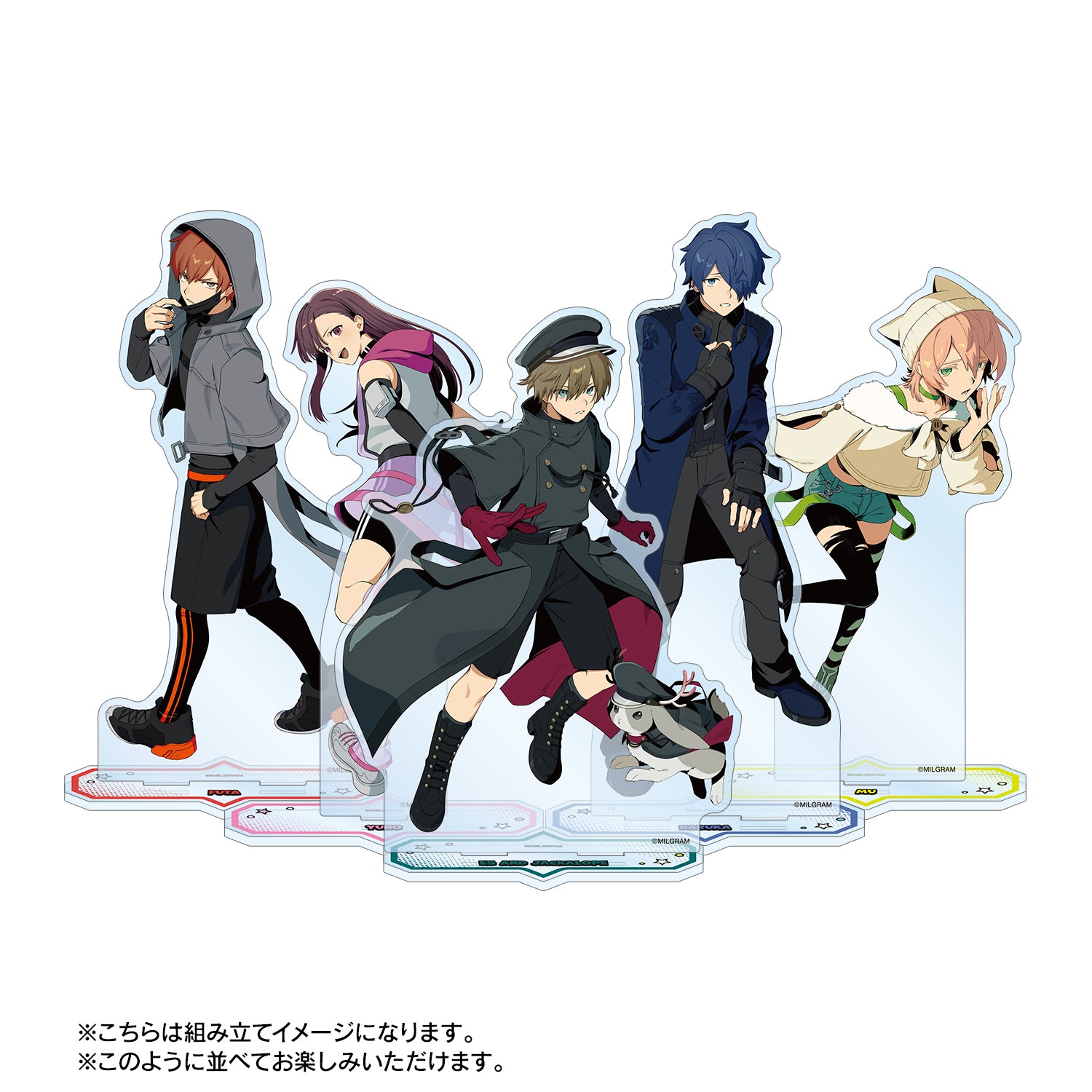 (Goods - Acrylic Stand) MILGRAM Exclusive Art Yuno American Comics Style ver. BIG Acrylic Stand