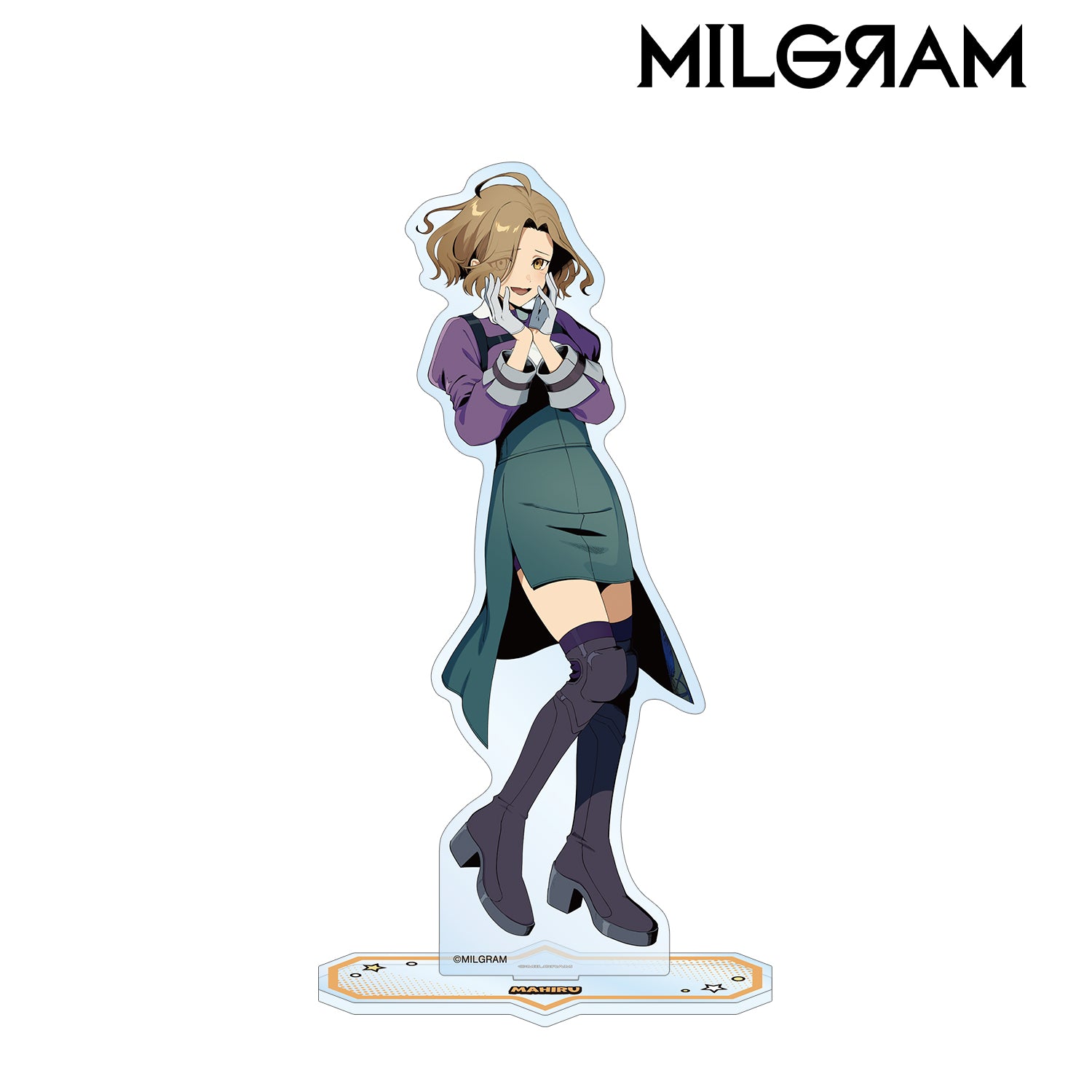 (Goods - Acrylic Stand) MILGRAM Exclusive Art Mahiru American Comics Style ver. BIG Acrylic Stand