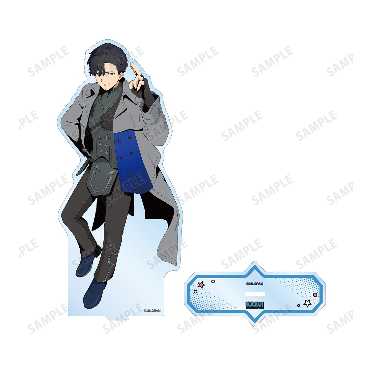(Goods - Acrylic Stand) MILGRAM Exclusive Art Kazui American Comics Style ver. BIG Acrylic Stand