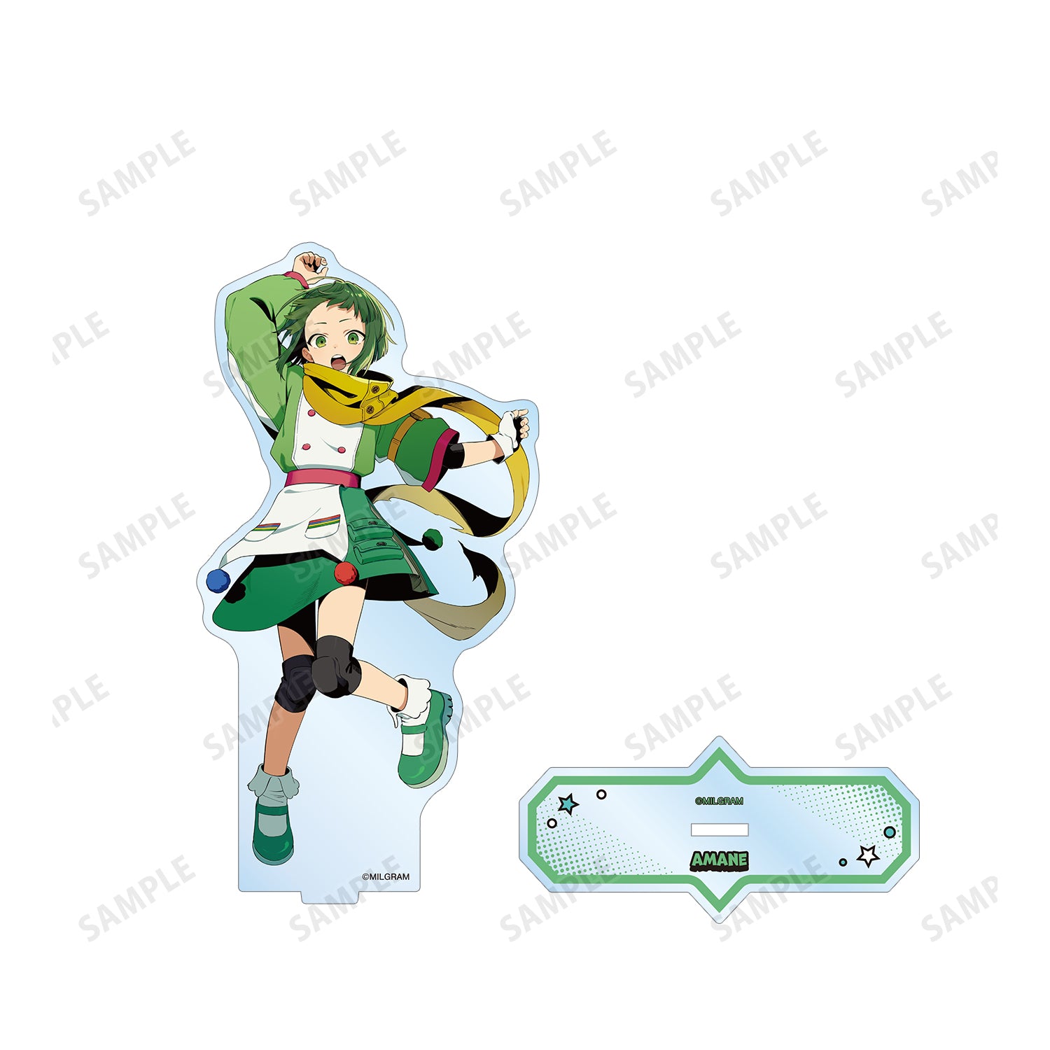 (Goods - Acrylic Stand) MILGRAM Exclusive Art Amane American Comics Style ver. BIG Acrylic Stand