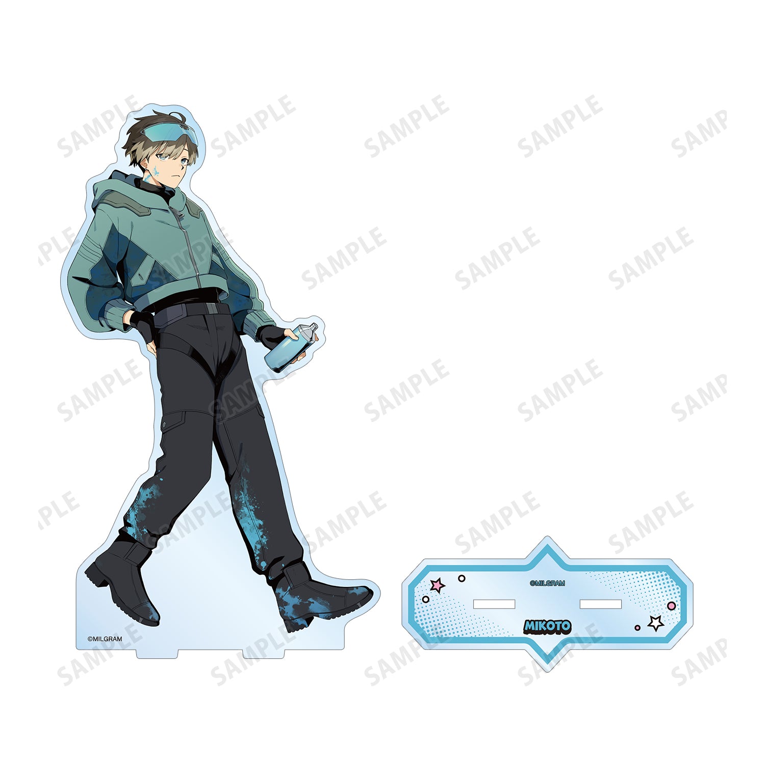 (Goods - Acrylic Stand) MILGRAM Exclusive Art Mikoto American Comics Style ver. BIG Acrylic Stand