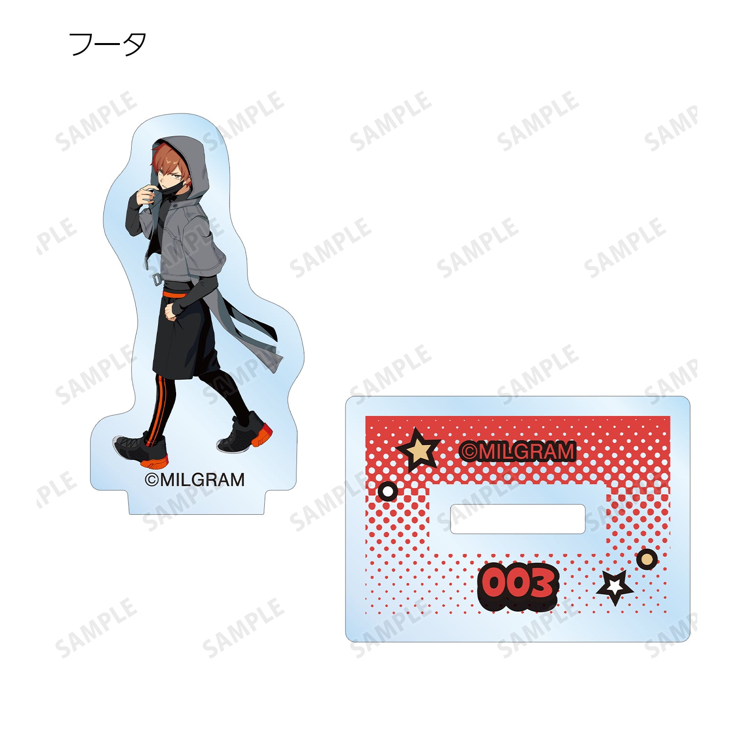 (1BOX=11)(Goods - Acrylic Stand) MILGRAM Exclusive Art American Comics Style ver. Trading Mini Acrylic Stand