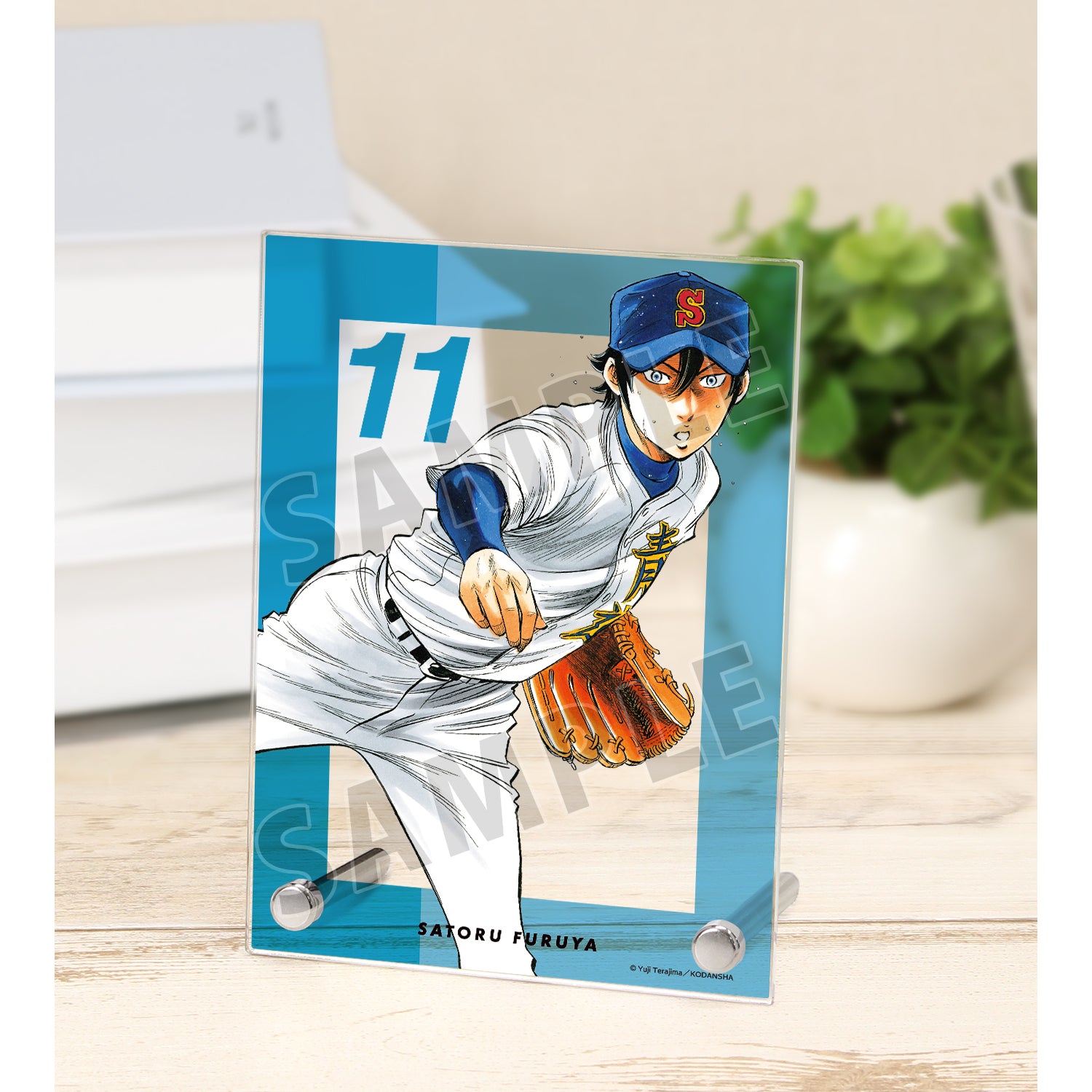 (Goods - Ornament) Ace of Diamond actⅡ Satoru Furuya A6 Acrylic Panel