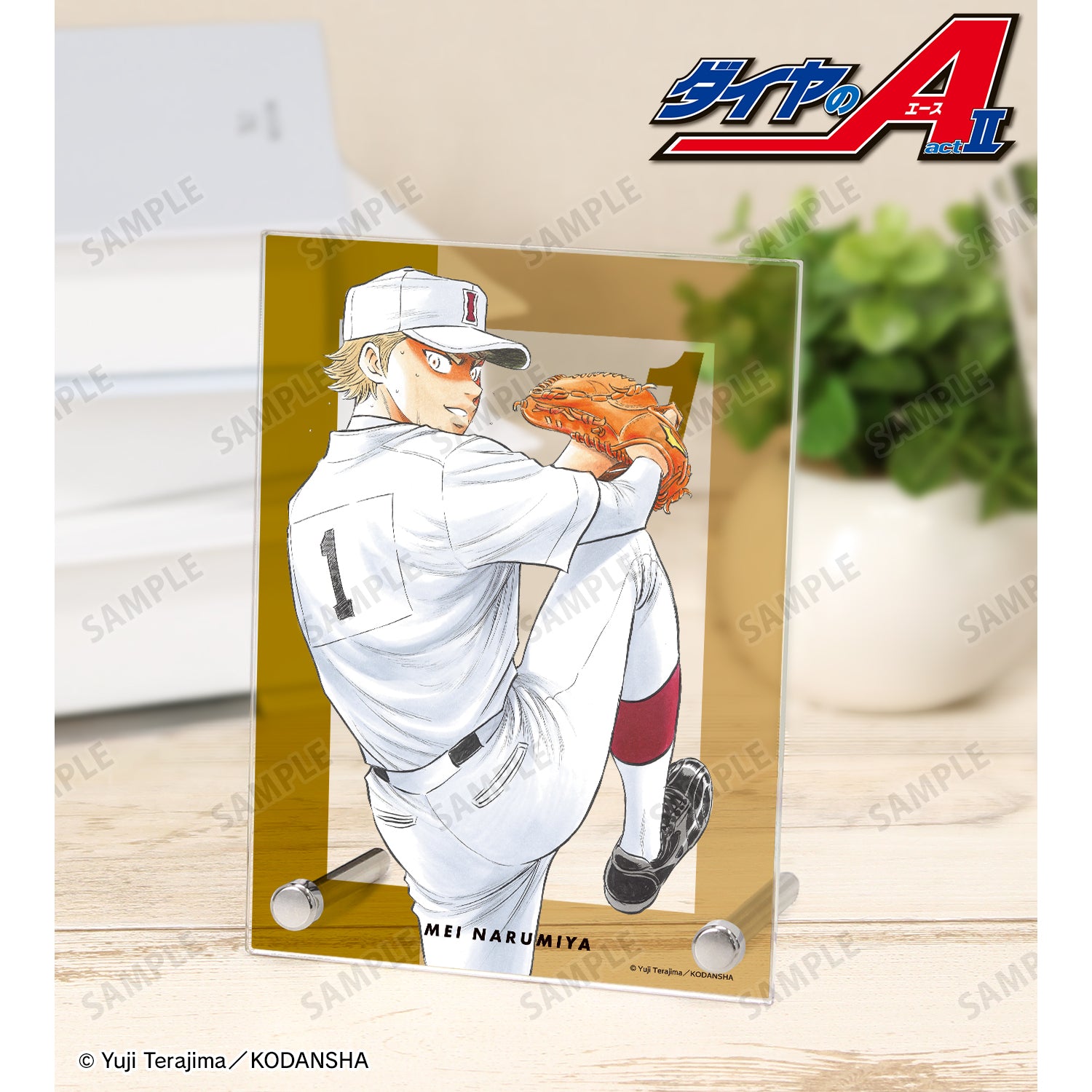 (Goods - Ornament) Ace of Diamond actⅡ Mei Narumiya A6 Acrylic Panel