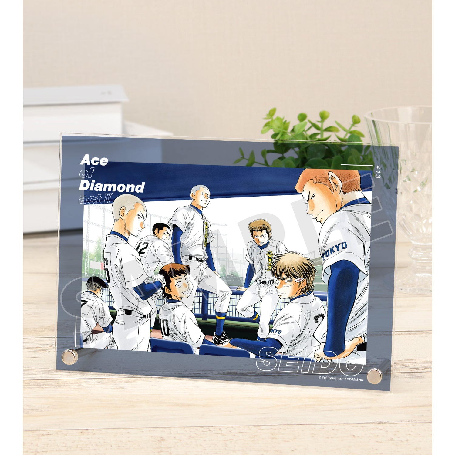 (Goods - Ornament) Ace of Diamond actⅡ Ch. 13Color Art A5 Acrylic Panel