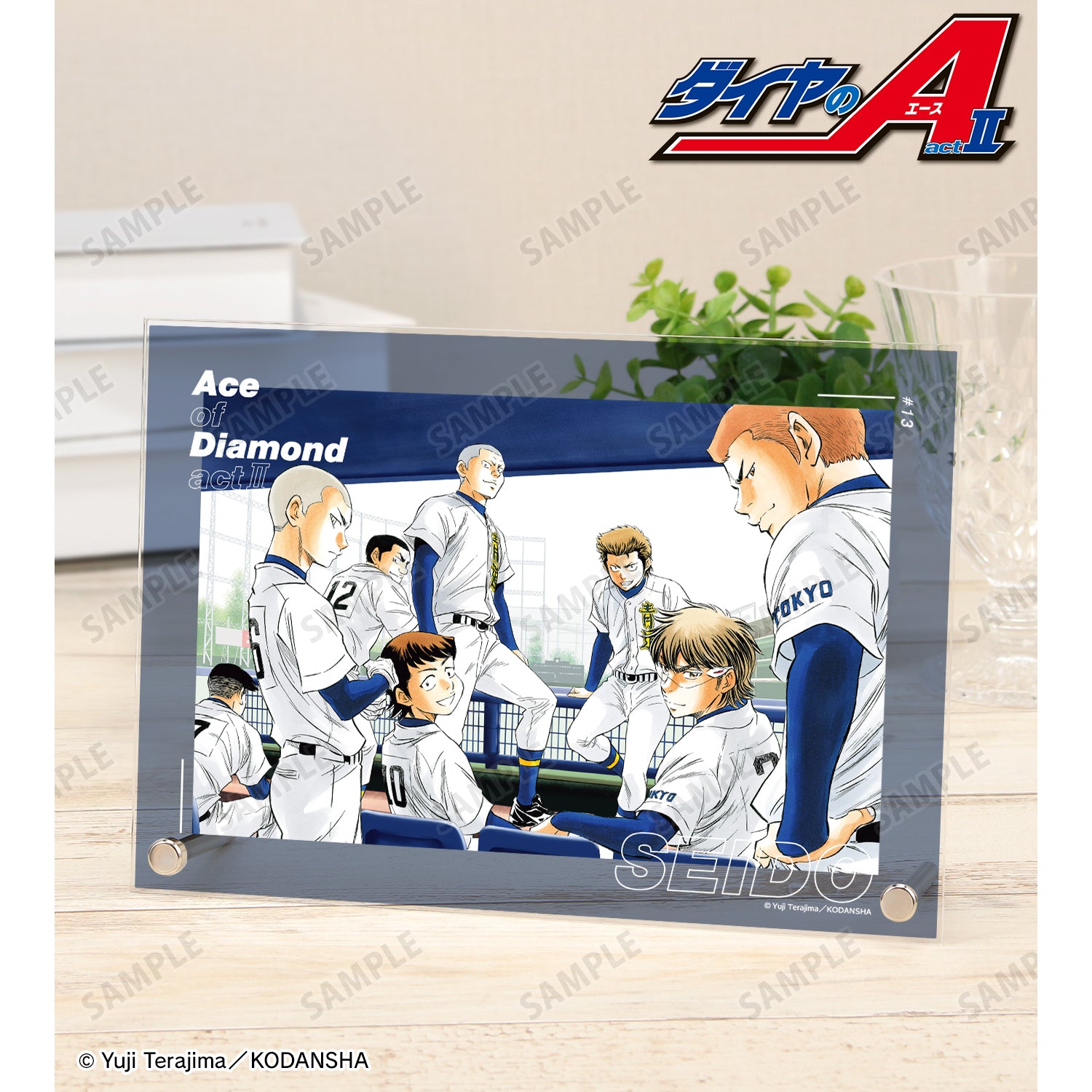 (Goods - Ornament) Ace of Diamond actⅡ Ch. 13Color Art A5 Acrylic Panel