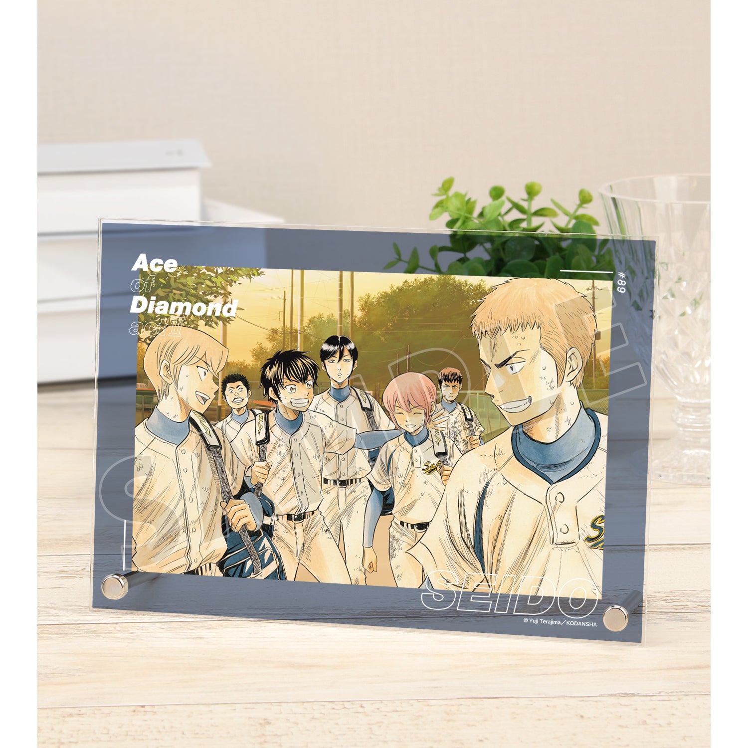 (Goods - Ornament) Ace of Diamond actⅡ Ch. 89 Color Art A5 Acrylic Panel