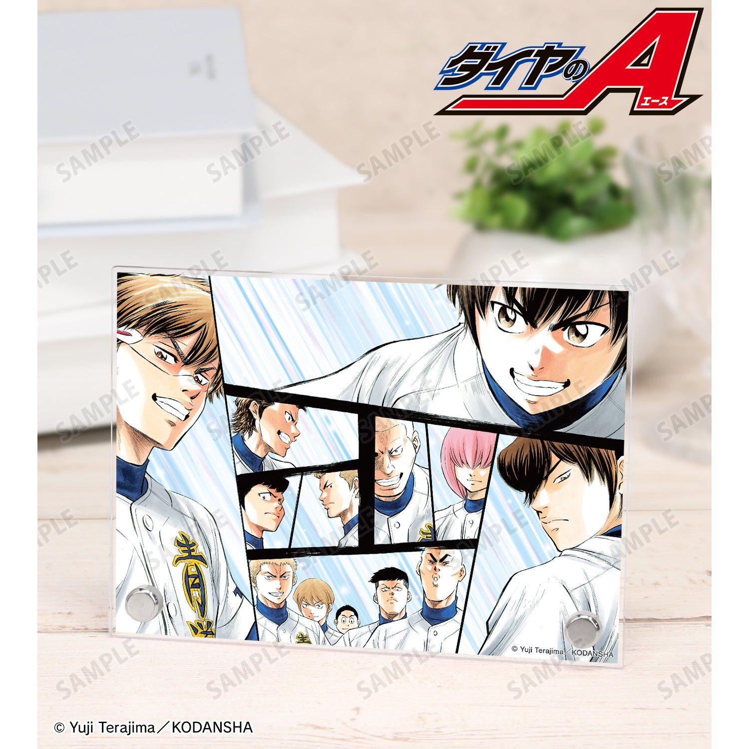 (Goods - Ornament) Ace of Diamond actⅡ Ch. 265 Color Art A6 Acrylic Panel