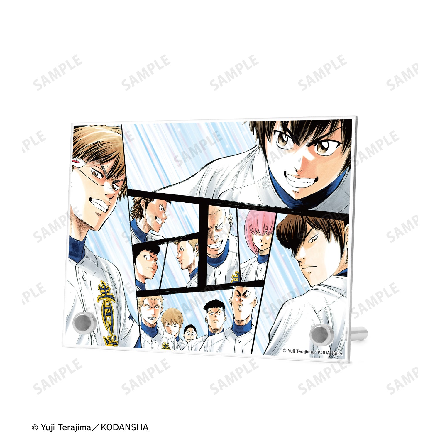 (Goods - Ornament) Ace of Diamond actⅡ Ch. 265 Color Art A6 Acrylic Panel
