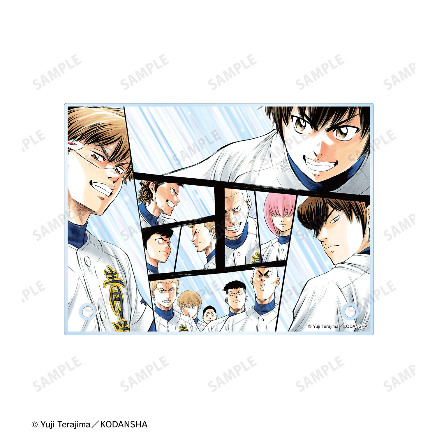 (Goods - Ornament) Ace of Diamond actⅡ Ch. 265 Color Art A6 Acrylic Panel