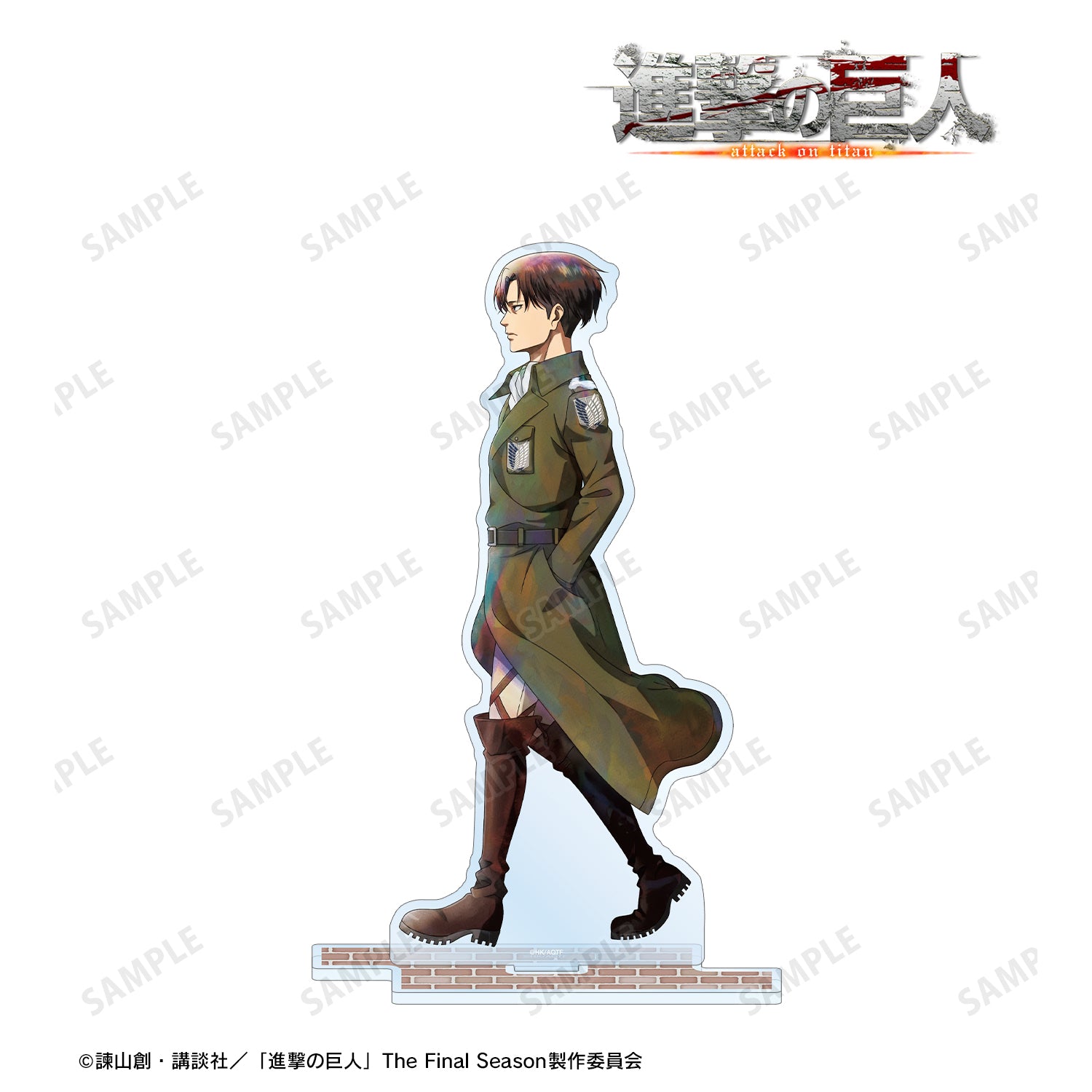 (Goods - Acrylic Stand) Attack on Titan Exclusive Art Levi Winter Stroll/Coloring ver. BIG Acrylic Stand