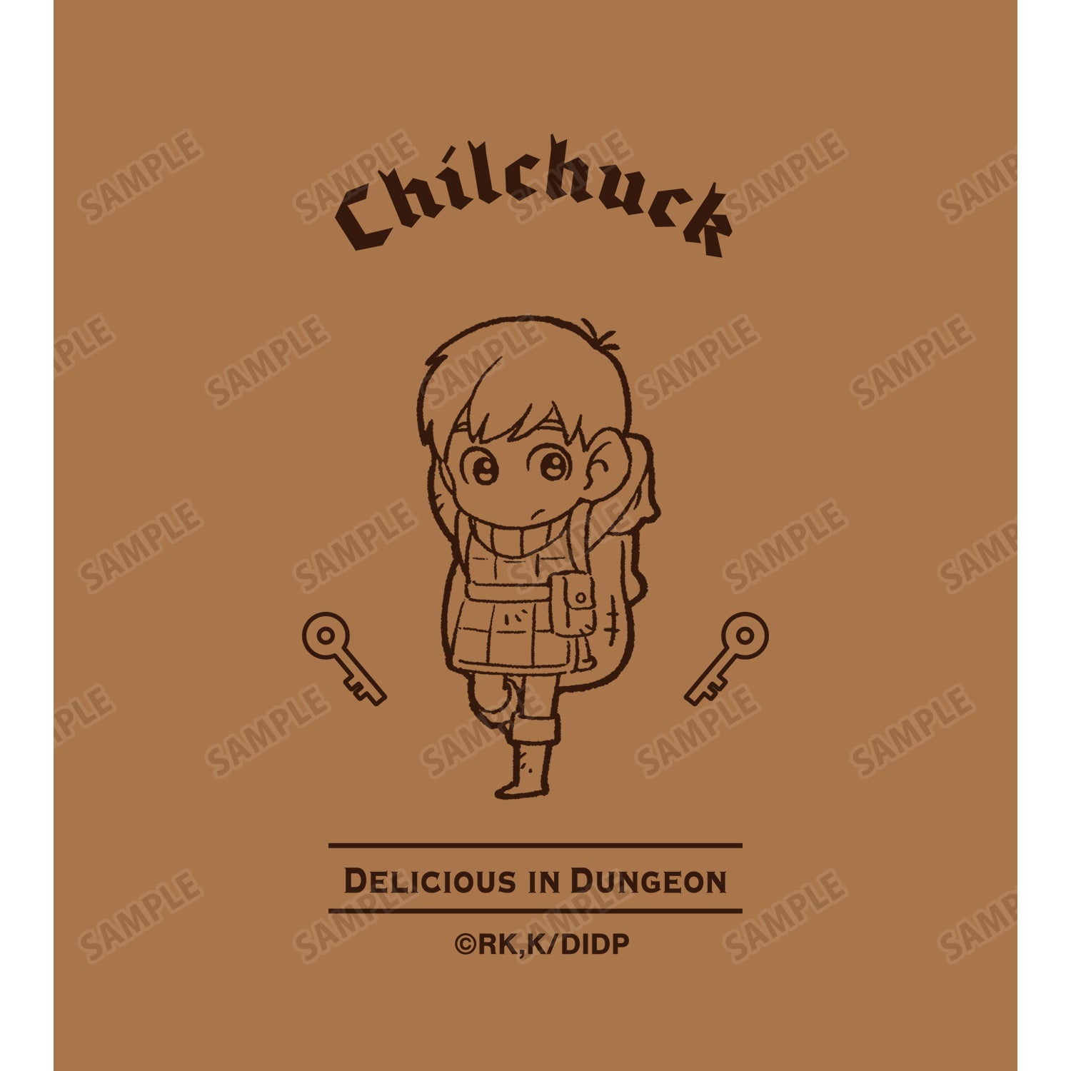 (Goods - Key Case) TV Anime - Delicious in Dungeon Chilchuck Nubuck Synthetic Leather Key Case