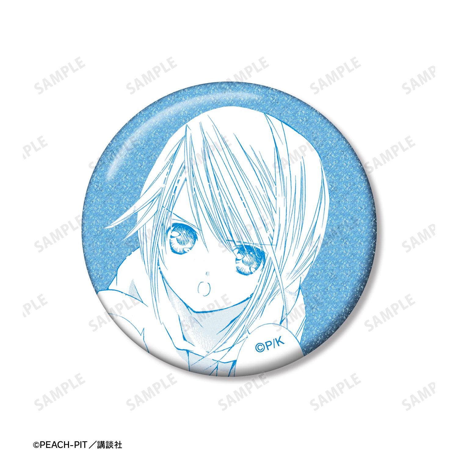 (Goods - Badge) Shugo Chara! Tadase Hotori Panel Glitter Button Badge Set of 3