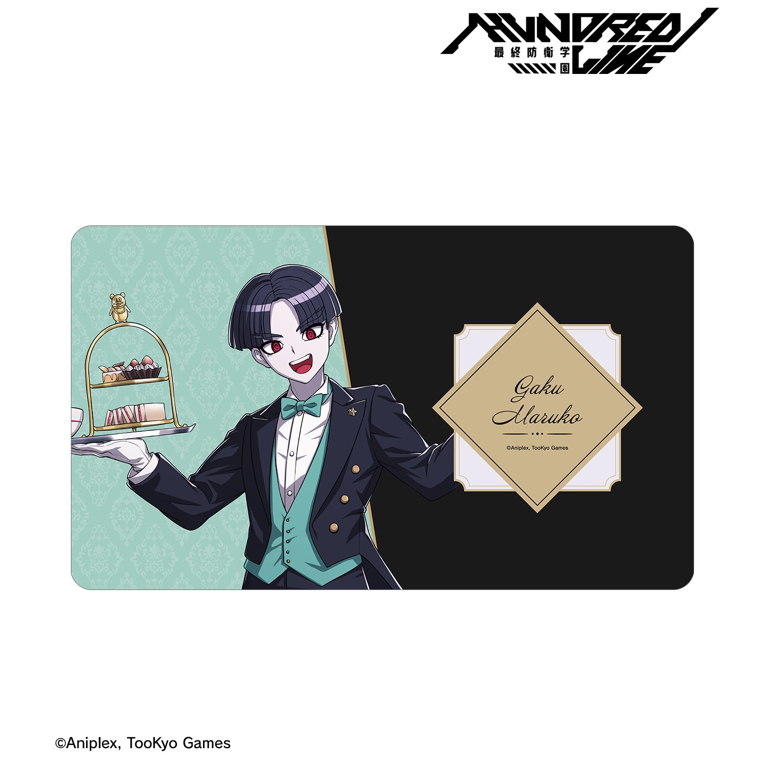 (Goods - Mat) THE HUNDRED LINE - LAST DEFENSE ACADEMY Exclusive Art Gaku Maruko Butler ver. Multi-purpose Desk Mat