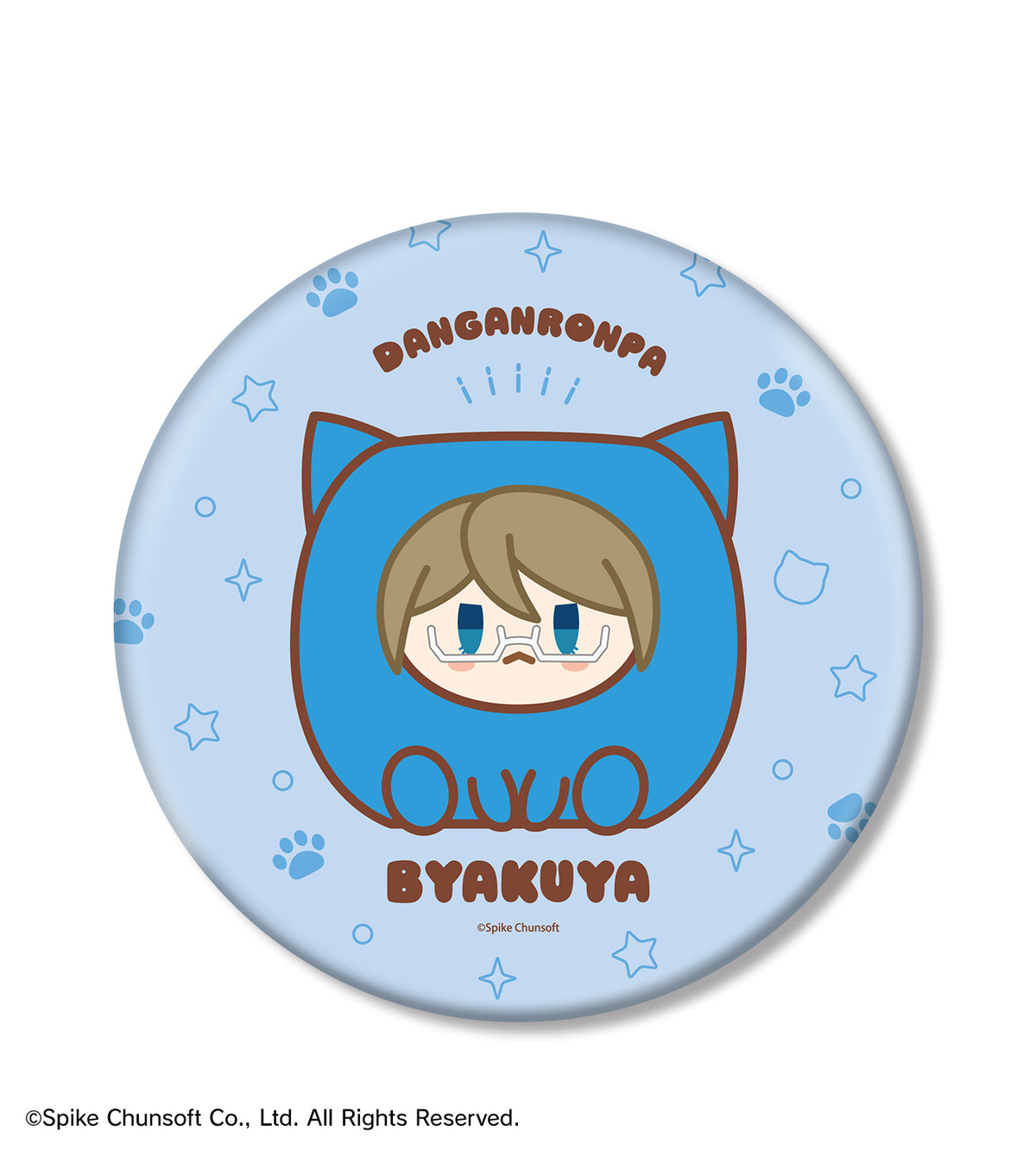 (Goods - Badge) Danganronpa Series Byakuya Togami Kemocube BIG Button Badge