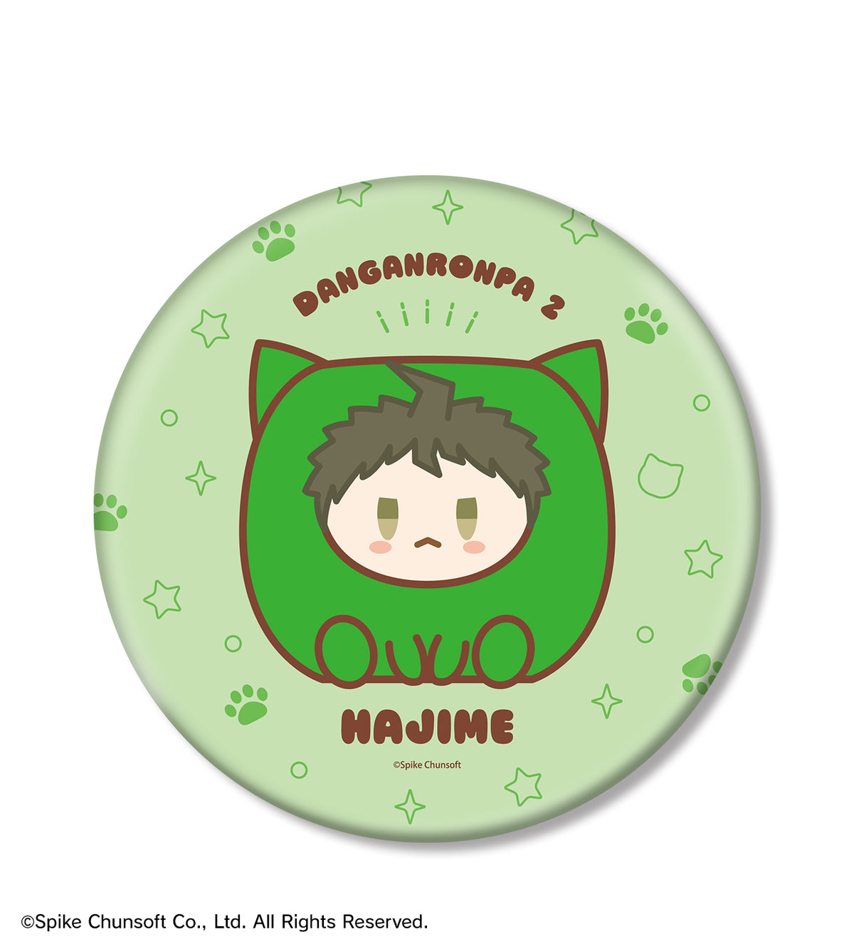 (Goods - Badge) Danganronpa Series Hajime Hinata Kemocube BIG Button Badge