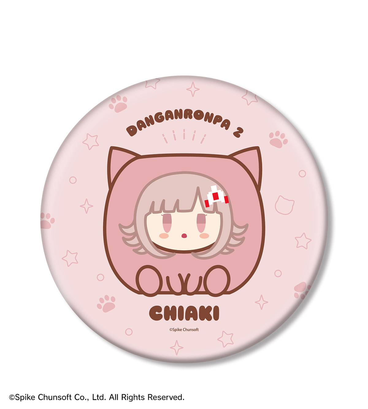 (Goods - Badge) Danganronpa Series Chiaki Nanami Kemocube BIG Button Badge