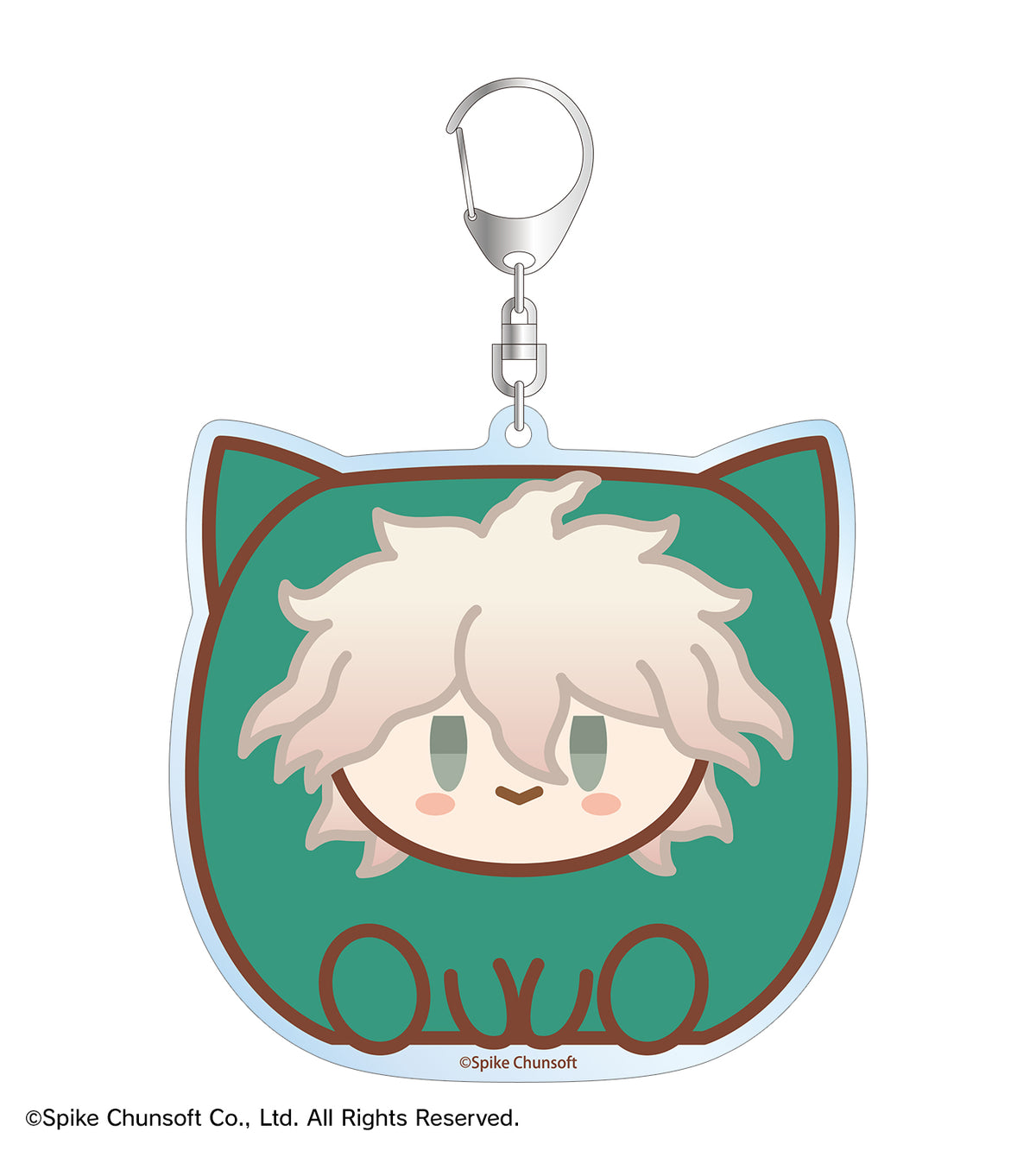 (Goods - Key Chain) Danganronpa Series Nagito Komaeda Kemocube BIG Acrylic Key Chain