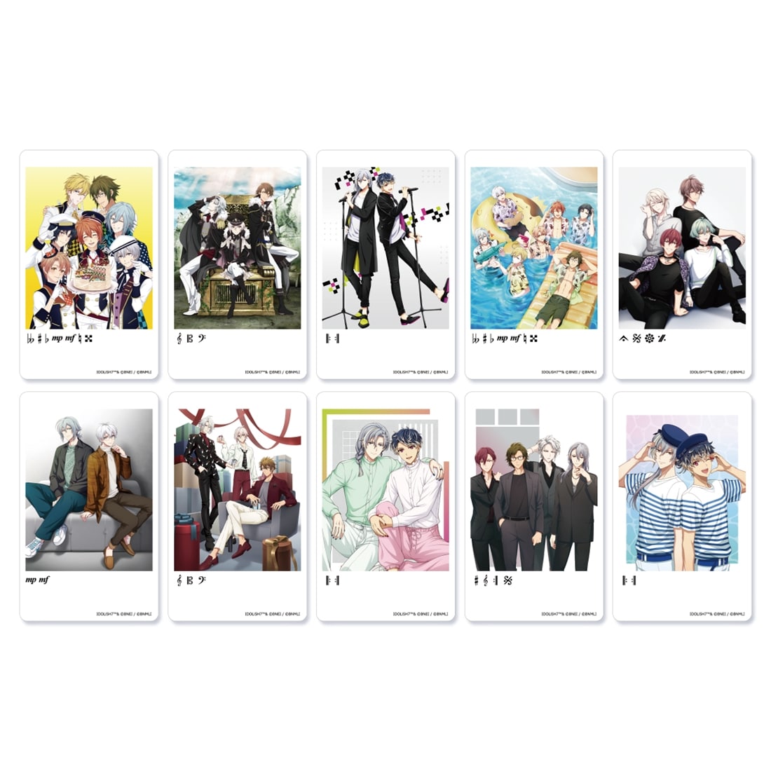 [※Blind](1BOX=10)(Goods - Card) IDOLiSH7 Tradable Clear Card B's-LOG Collection
