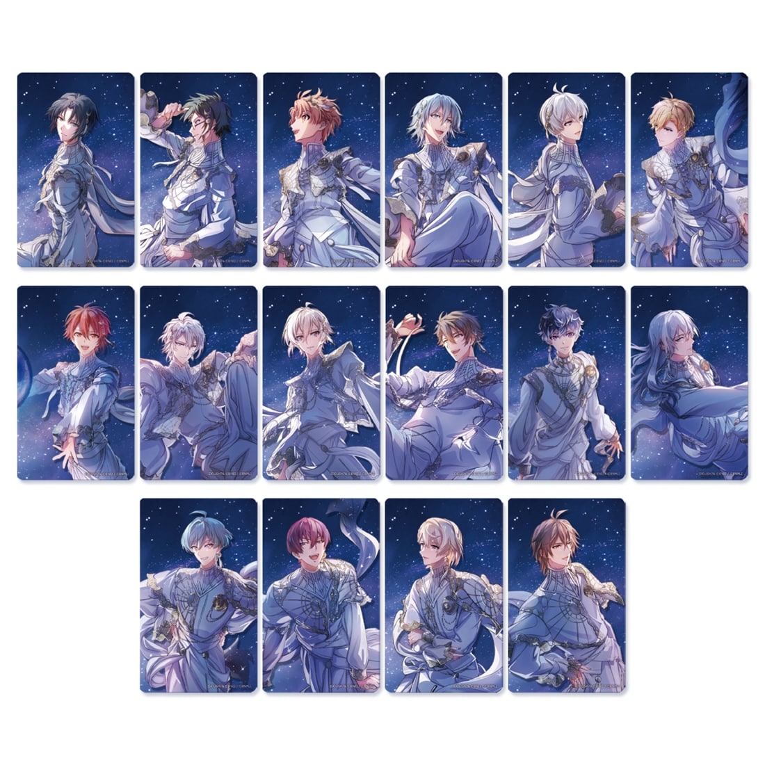 [※Blind](1BOX=16)(Goods - Card) IDOLiSH7 Tradable Clear Card Weekly Famitsu Collection