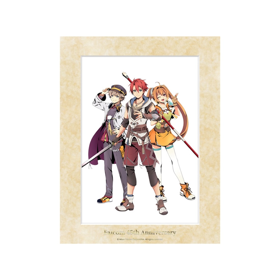 (Goods - Mat) Nihon Falcom 45th Anniversary Chara-fine Mat