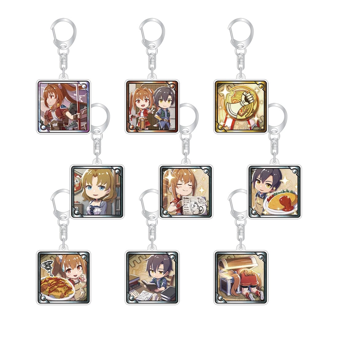 (1BOX=9)(Goods - Keychain) Trails in the Sky 1st Chapter Tradable Acrylic Keychain Ver.A