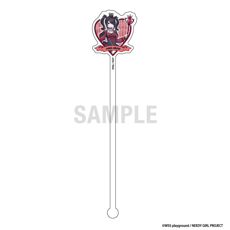 (Goods - Other) NEEDY GIRL OVERDOSE Acrylic Muddler Ame-chan Queen of Hearts ver
