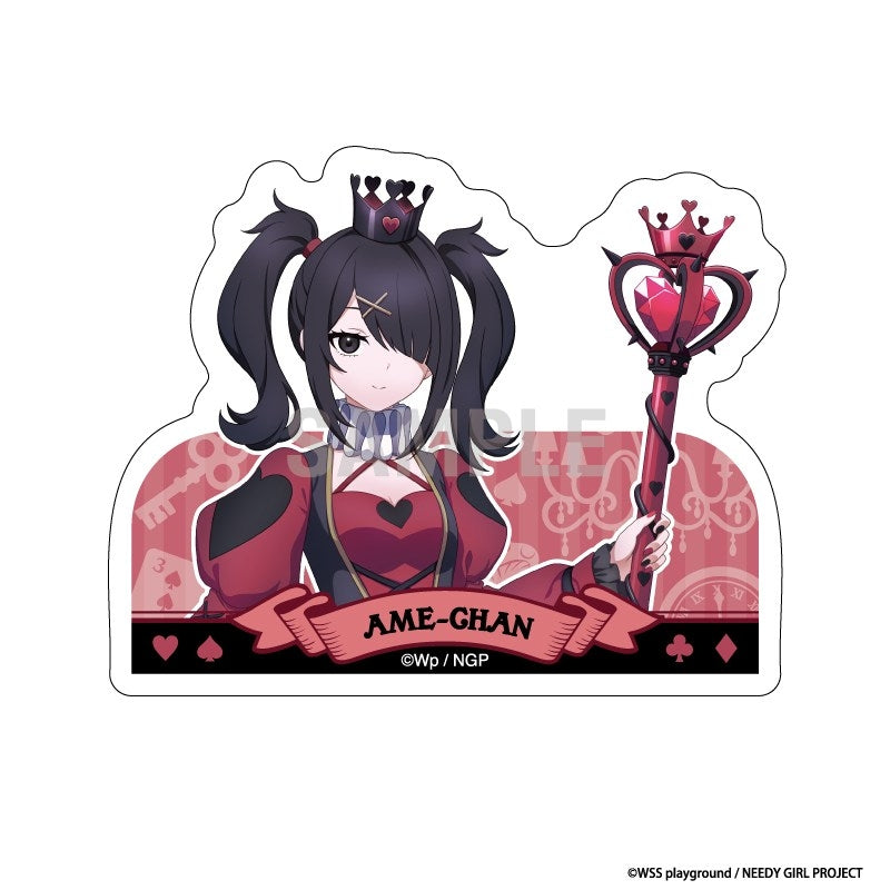 (Goods - Clip) NEEDY GIRL OVERDOSE Acrylic Memo Clip Ame-chan Queen of Hearts ver