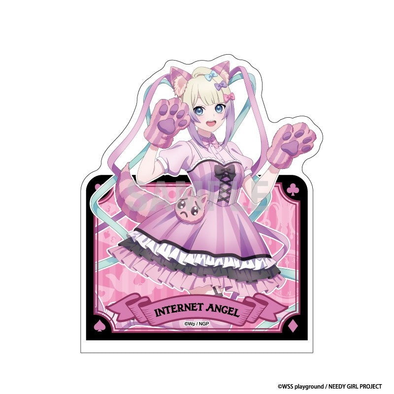 (Goods - Other) NEEDY GIRL OVERDOSE Acrylic Bookend OMGkawaiiAngel Cheshire Cat ver