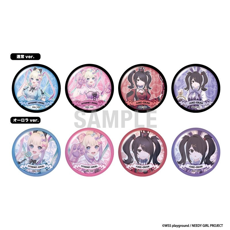 (1BOX=8)(Goods - Badge) NEEDY GIRL OVERDOSE Button Badge Collection Alice Motif ver